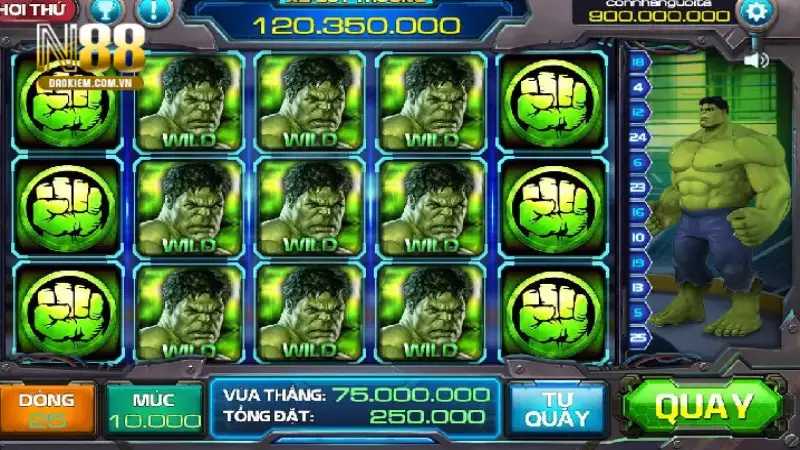 nổ hũ siêu anh hùng giao diện đẹp mắt