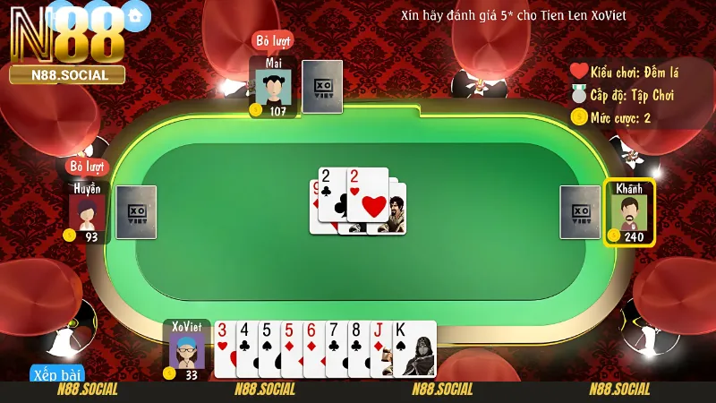 Đánh bài chắc chắn hơn với cách nhớ bài tiến lên miền Nam