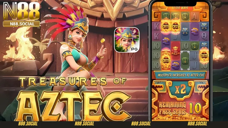 Nổ hũ đổi thưởng khủng với Tresures of Aztec